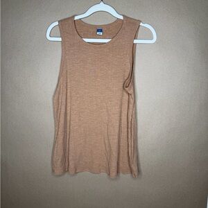 Old Navy Ribbed Tan Tank Top